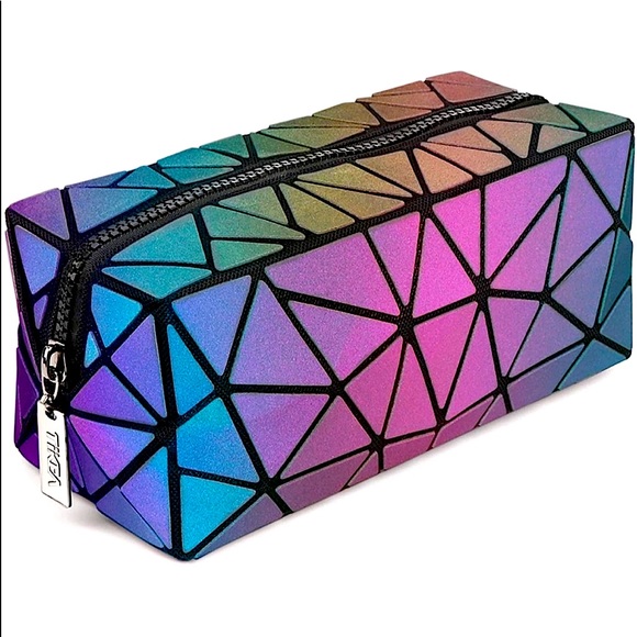 Geometric Makeup| Cosmetics | Beauty Bag/Pouch »Iridescence Shiny Luminous Color - Picture 6 of 13